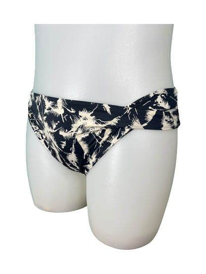 Black & White Patterned Swimwear Bottoms