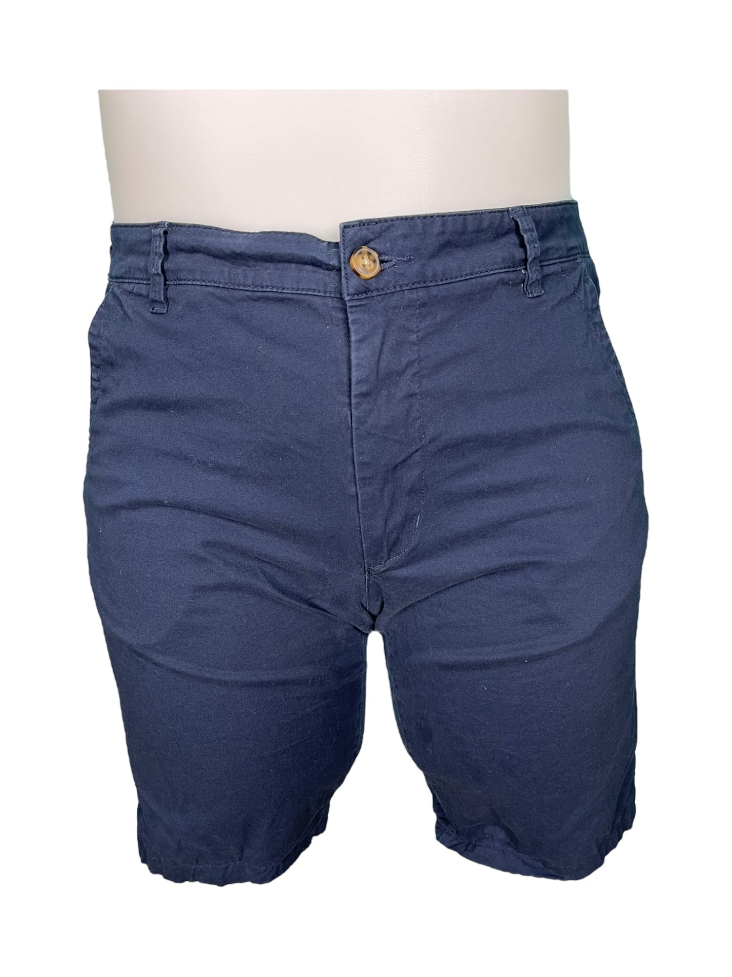 Blue Shorts w/ Extended Waist