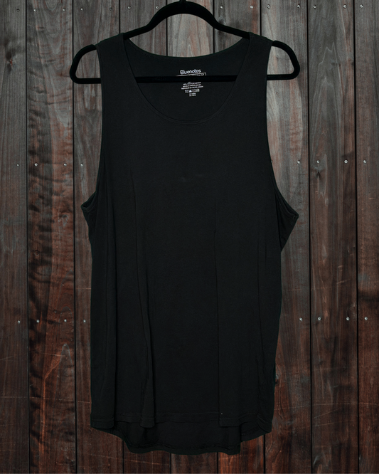 Black Sleeveless Tank Top