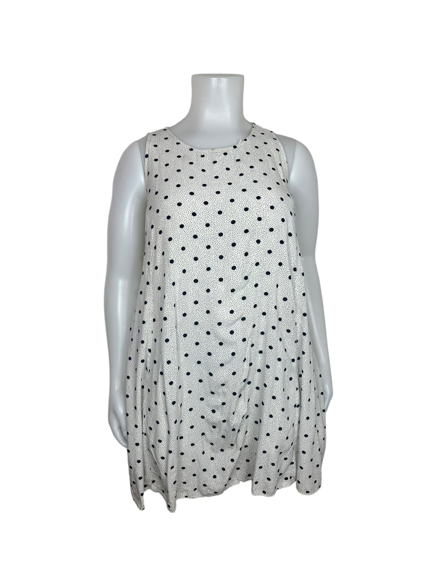 White Polkadot Dress