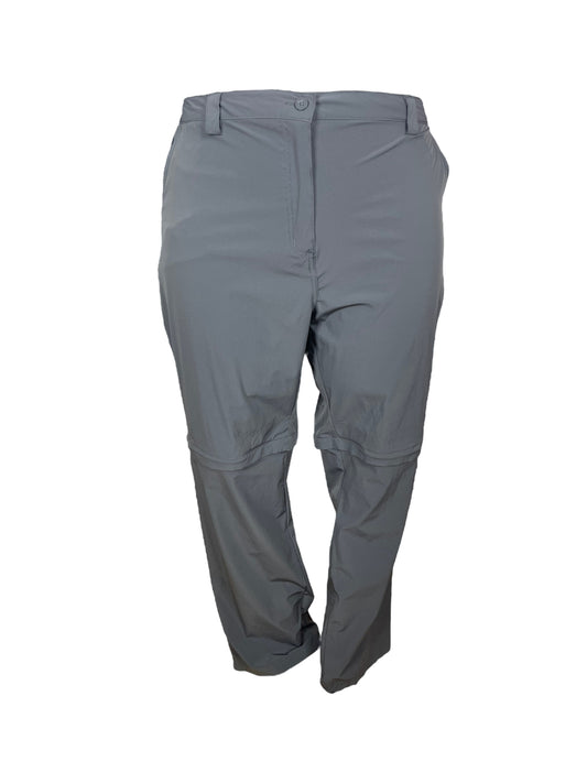 “Mountain Warehouse” Grey Zip Off Trousers/Shorts w/ Zipper Pockets (18)