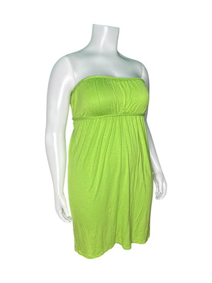 Neon Green Tube Dress
