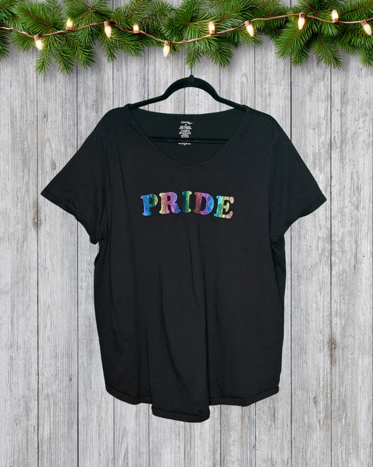 Black w/ Rainbow "Pride" Graphic T-Shirt