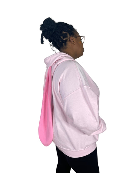 Pink Bunny Ear Hoodie