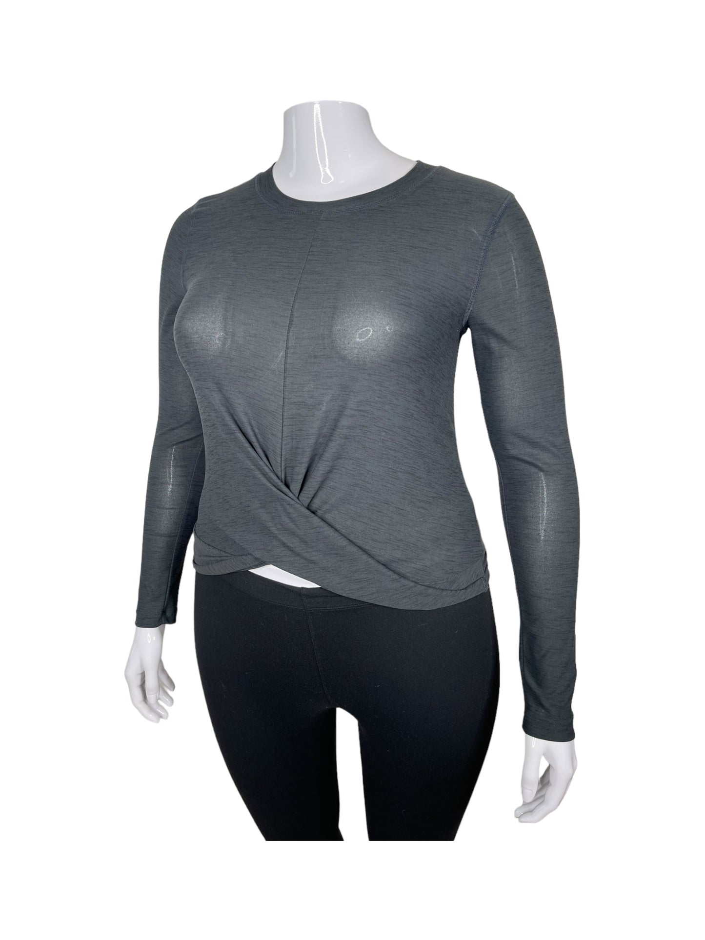 Dark Gray Long Sleeve Top