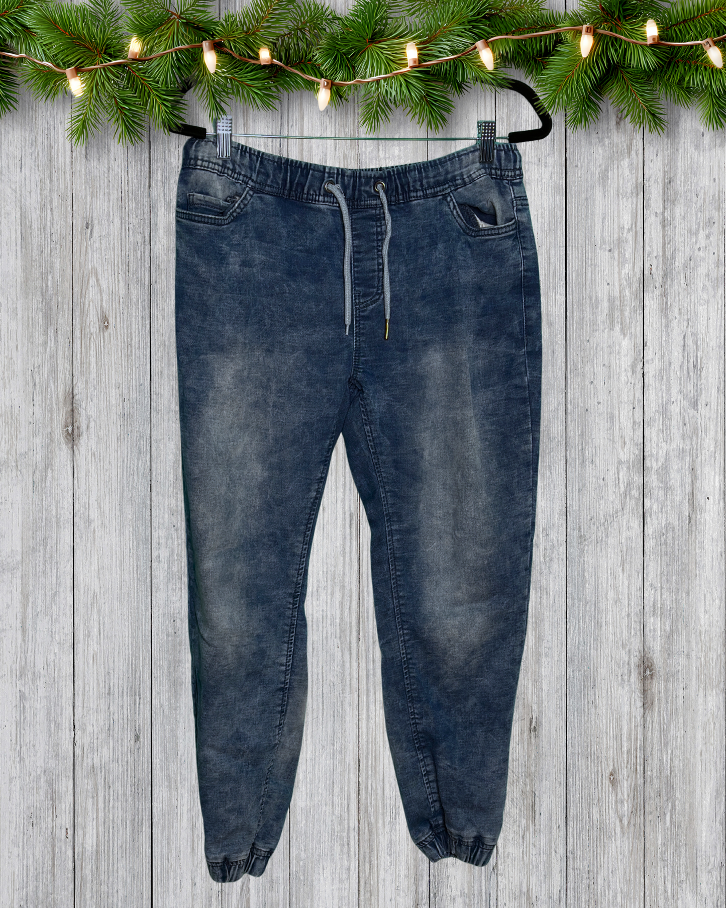 Light Blue Wash Joggers