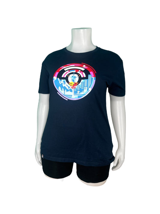 Navy Blue Pokémon Go Graphic T-Shirt (XL)