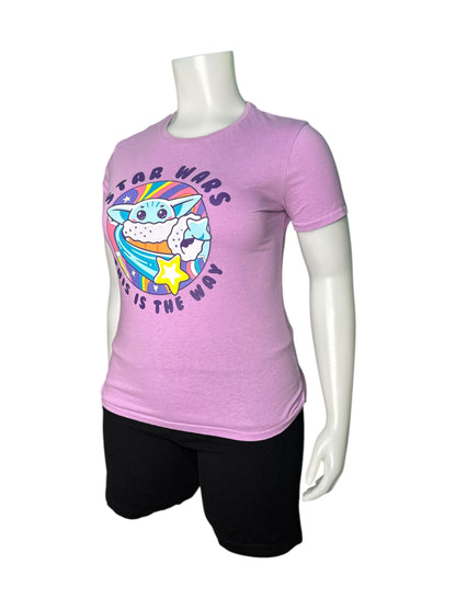 Light Purple "Star Wars" Graphic T-Shirts