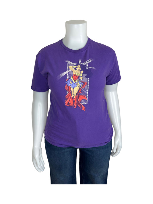 Purple Wonder Woman Graphic T-Shirt