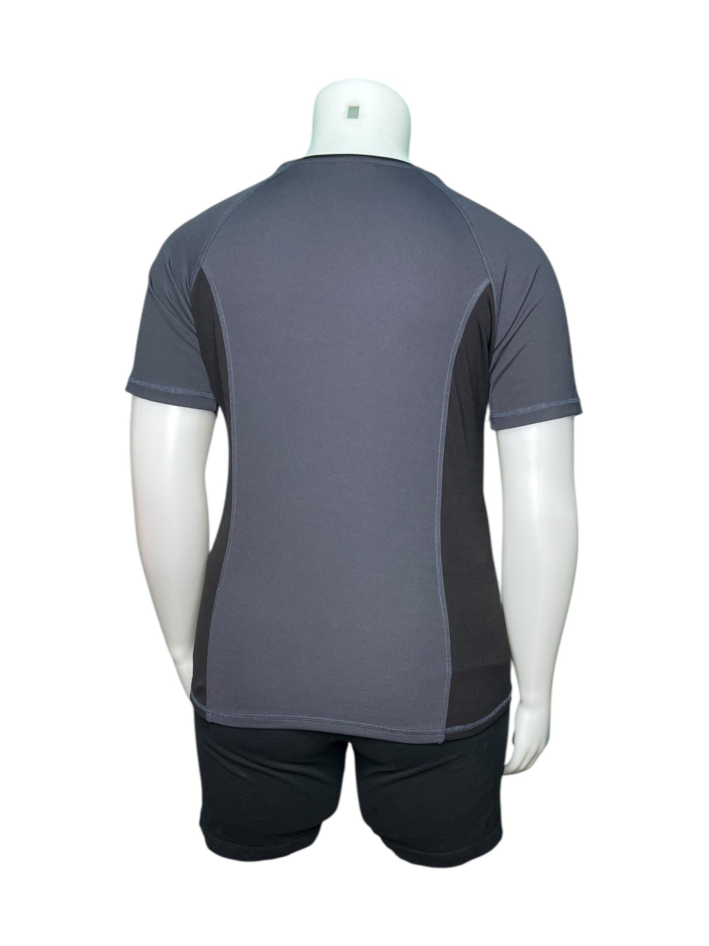 Grey and Black Short Sleeved T-Shirt