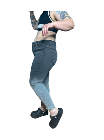 Dark Grey to Light Grey Ombre Jeans