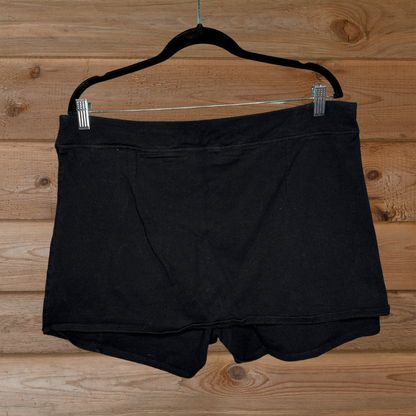Black Short Athletic Skort