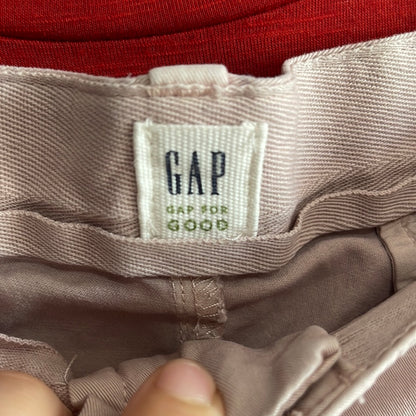 “Gap” Pink Girlfriend Chinos w/ Lace Strip down the Leg (16)