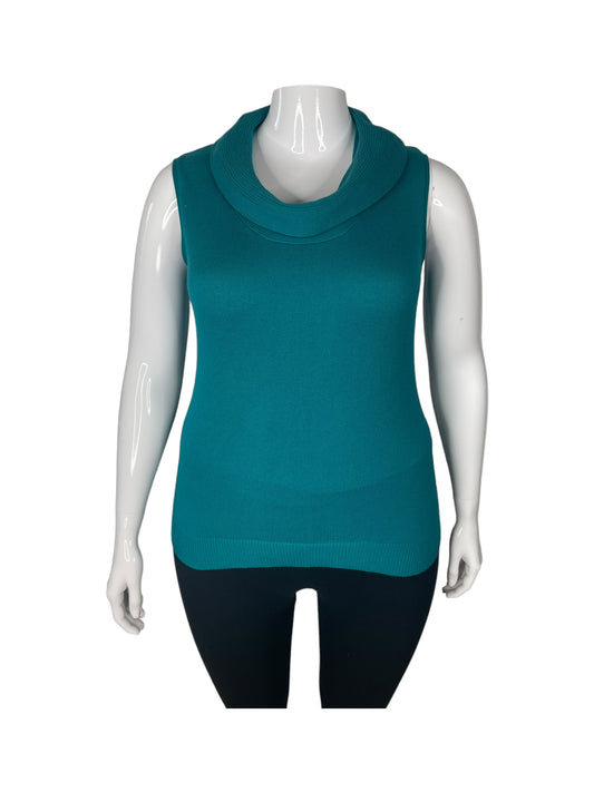 Real Knit Cowneck Sleeveless Top