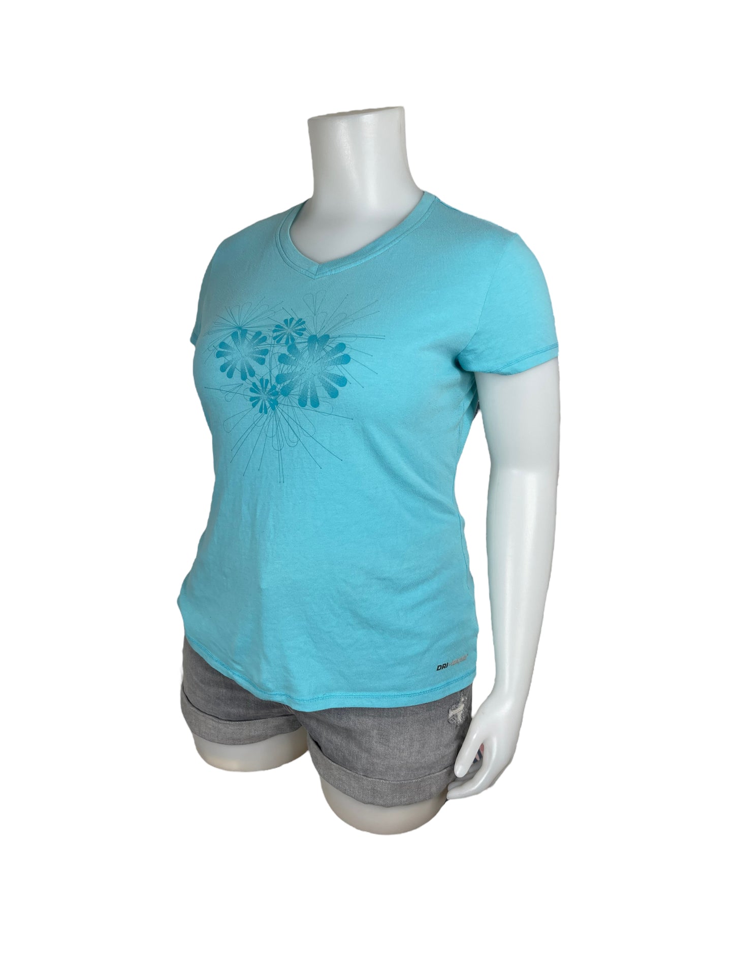 Light Blue Graphic T-Shirt