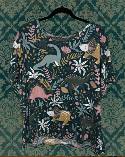 Teal, Mint Green & Pink T-Shirt and Short PJ Set