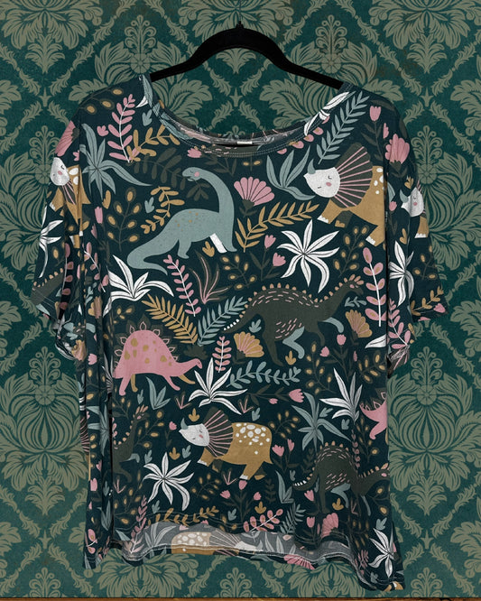 Teal, Mint Green & Pink T-Shirt and Short PJ Set