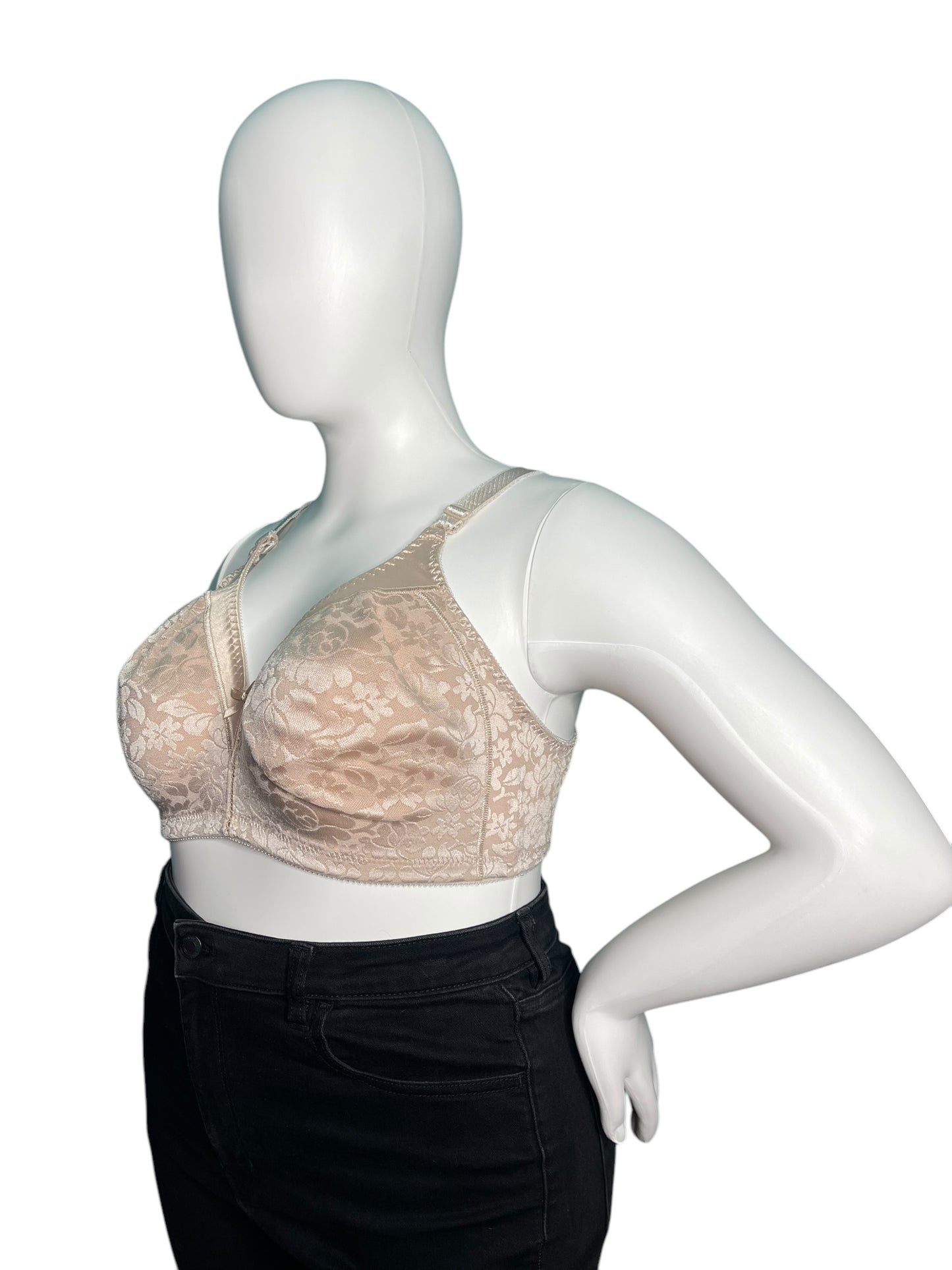 Cream Full Coverage/ Minimizer Bra