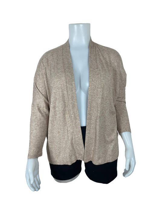 Beige Bat Wing Cardigan