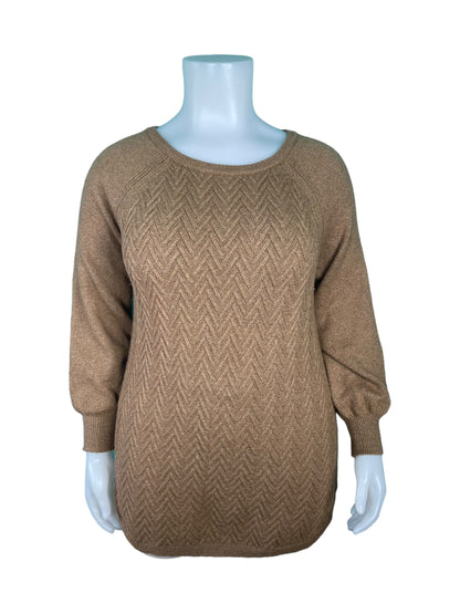 Light Brown Long - Sleeve Sweater