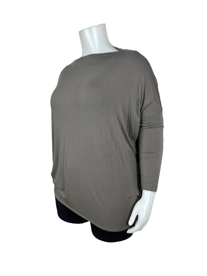 Grey 3/4 Sleeve Top