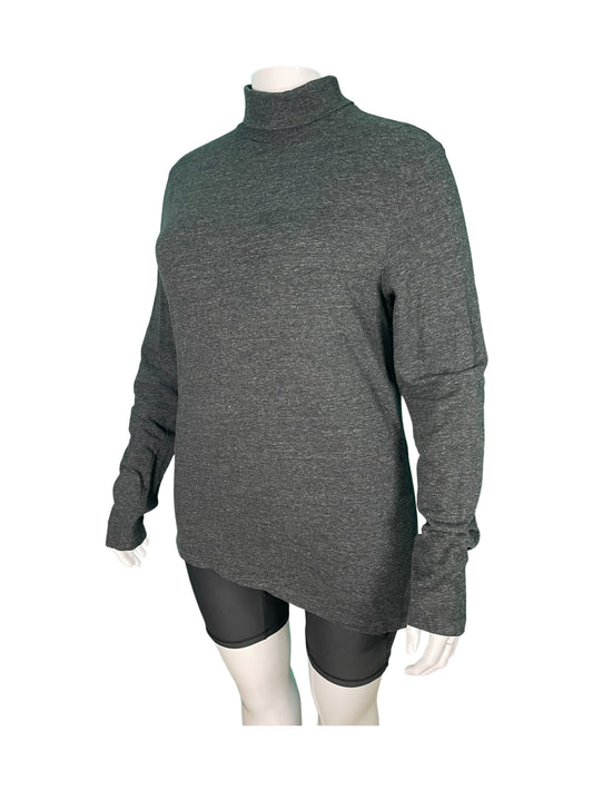 Dark Grey Turtleneck Shirt