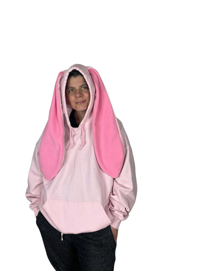 Pink Bunny Ear Hoodie