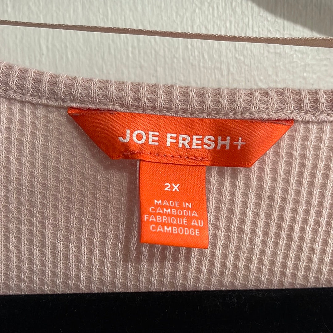 “Joe Fresh” Pink Long Sleeve Shirt (2X)