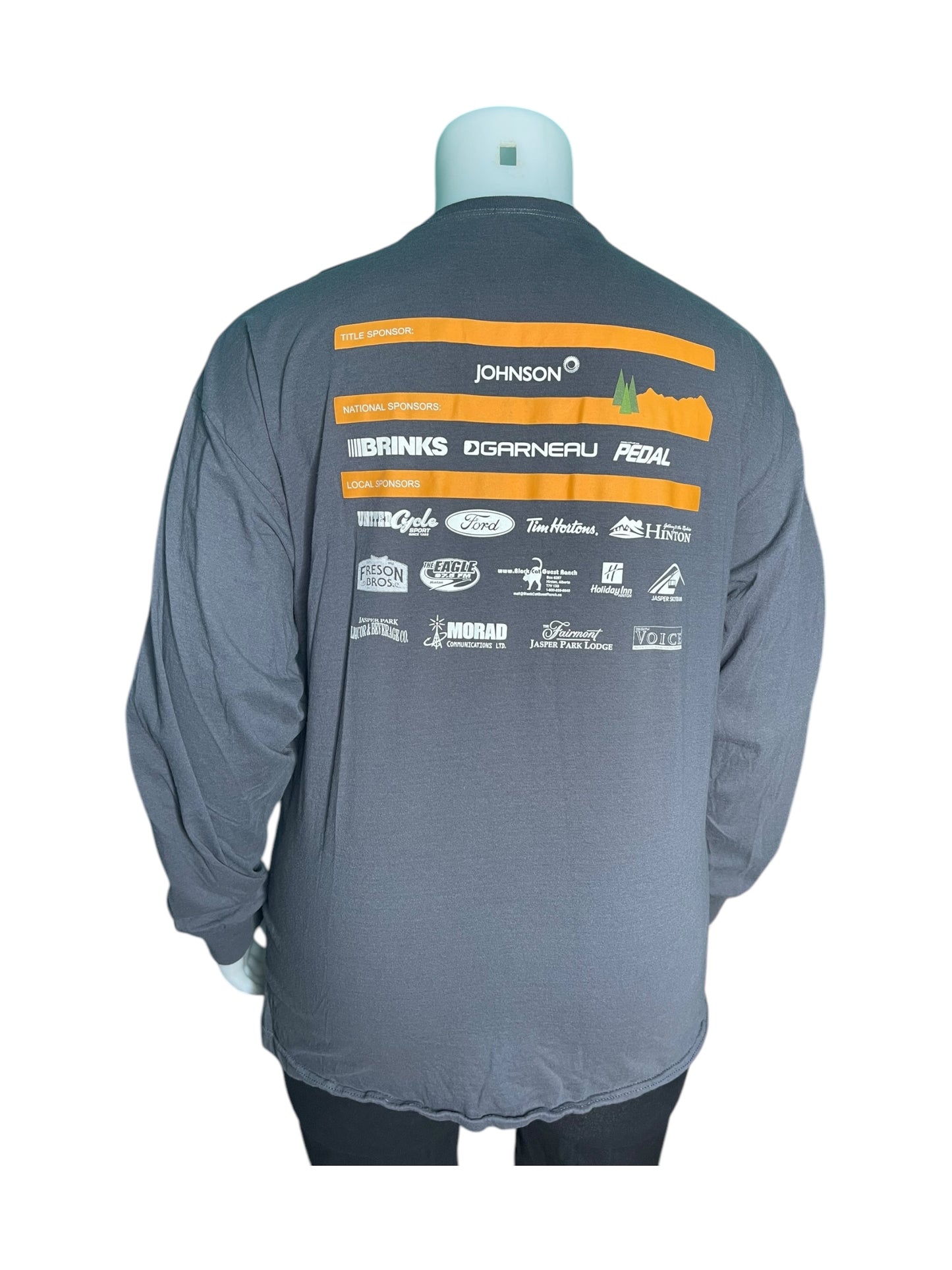 Grey Long Sleeve Graphic Shirt