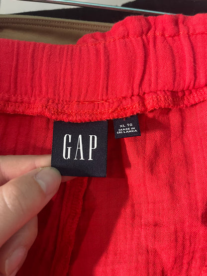 Red Flowy Light Shorts