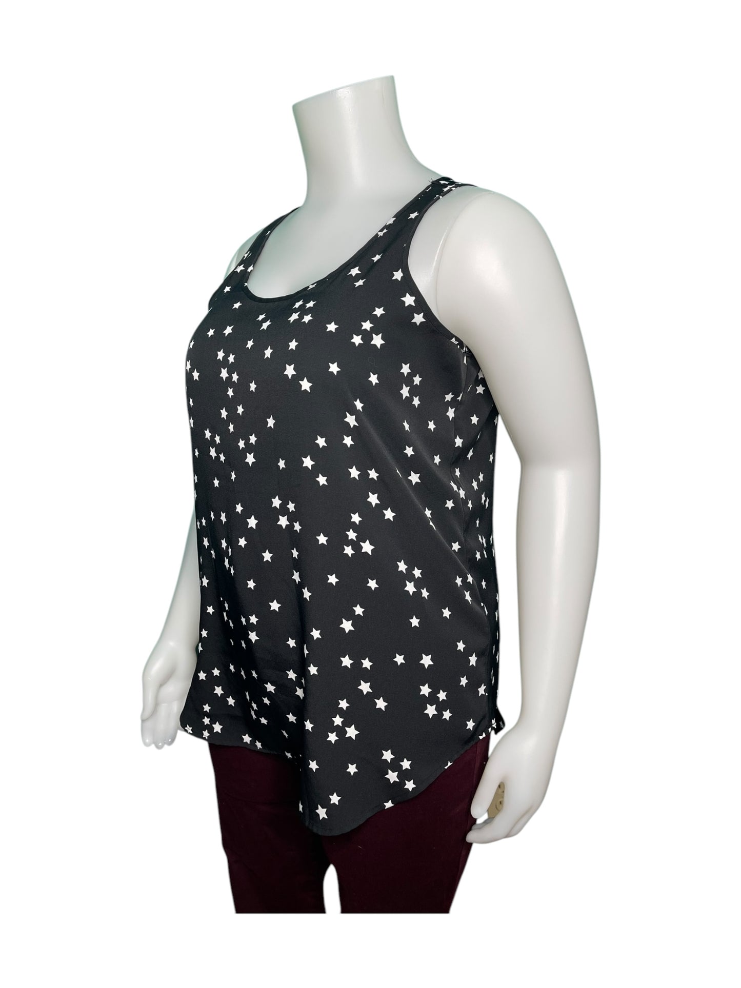 Black & White Star Patterned Cami