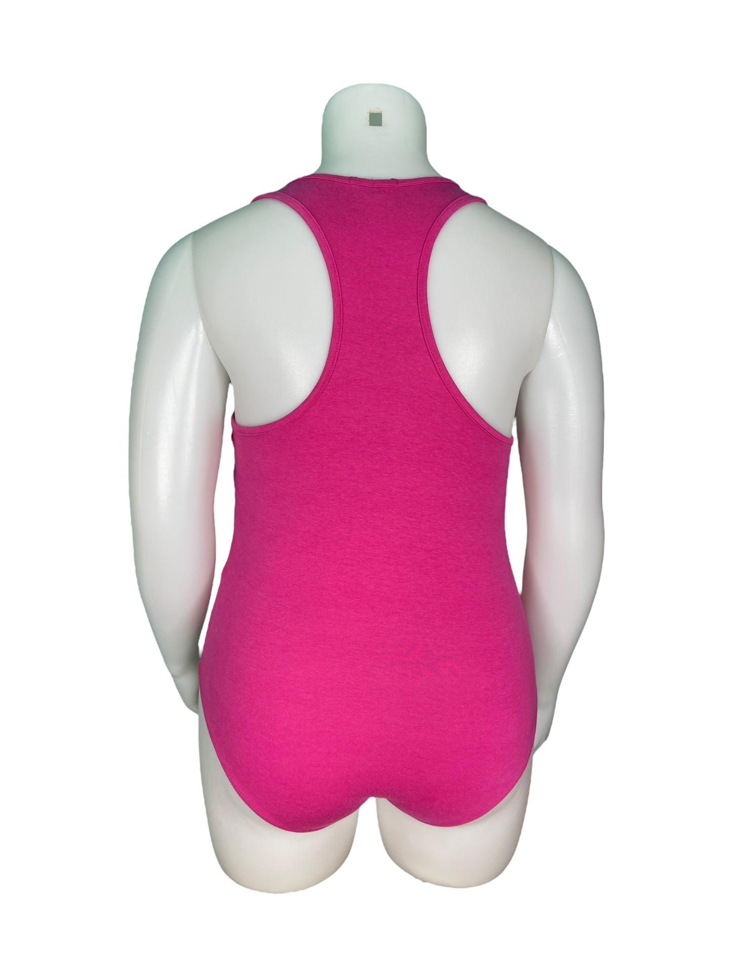 Hot Pink Sleeveless Bodysuit