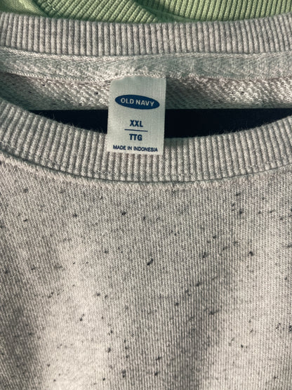 Grey W/ Baby Blue FATTY Embroidered Crewneck Sweatshirt