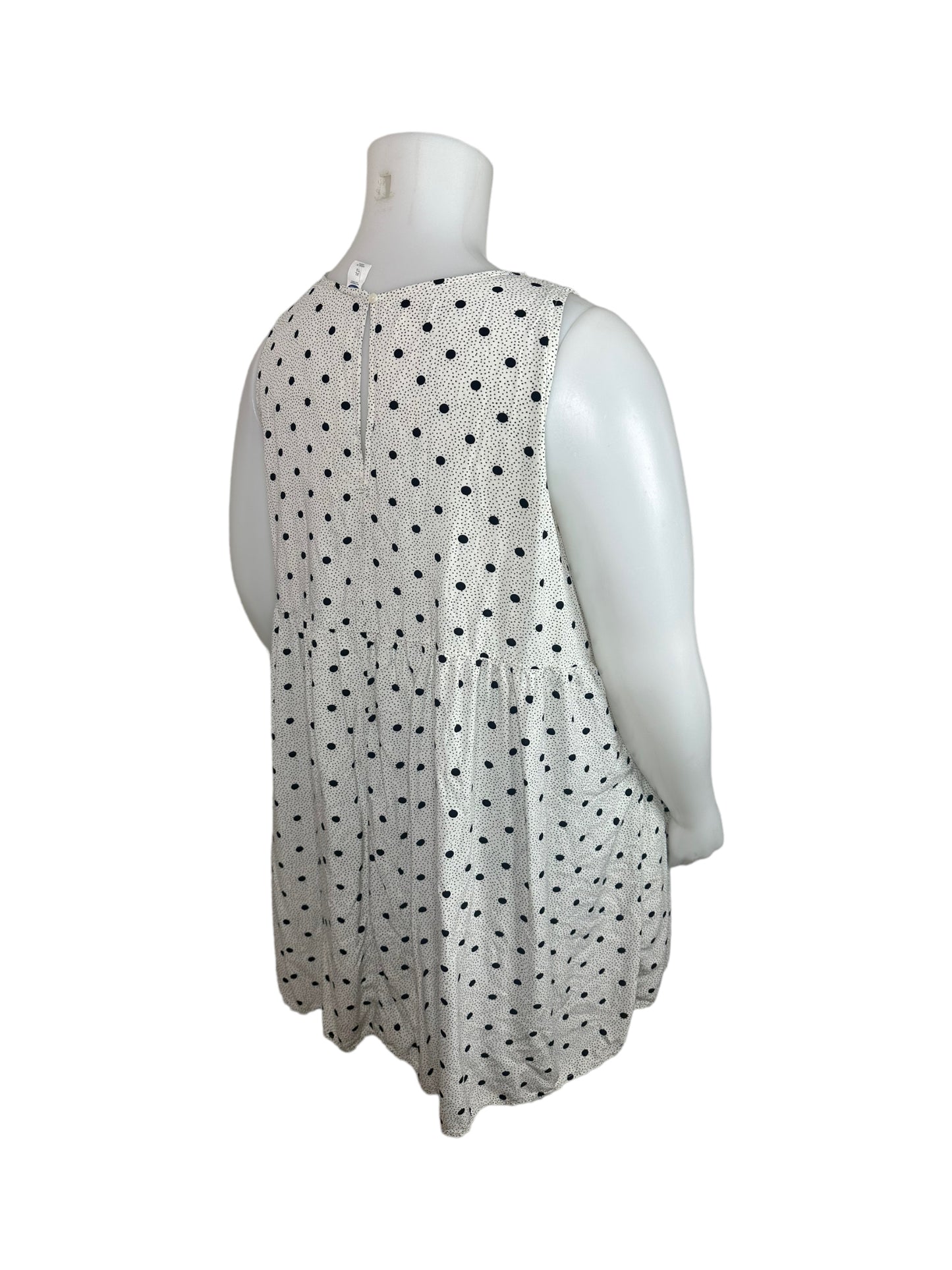 White Polkadot Dress