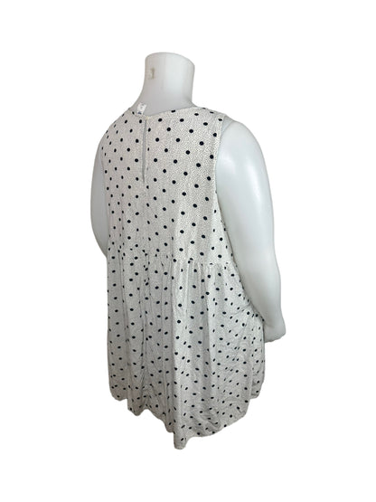 White Polkadot Dress