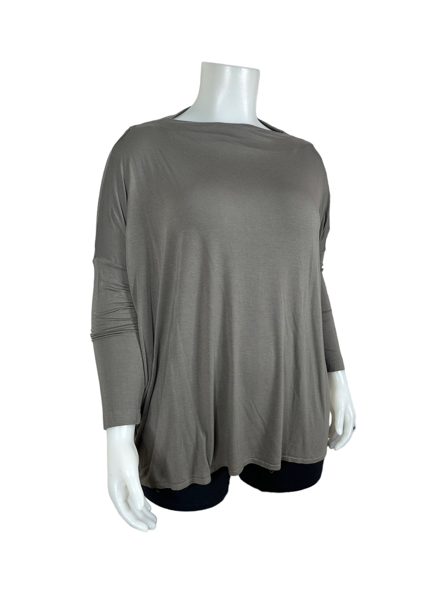 Grey 3/4 Sleeve Top