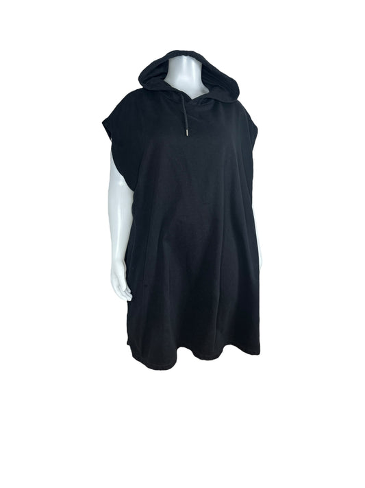 “H&M” Black Sleeveless Hoodie Dress (4X)