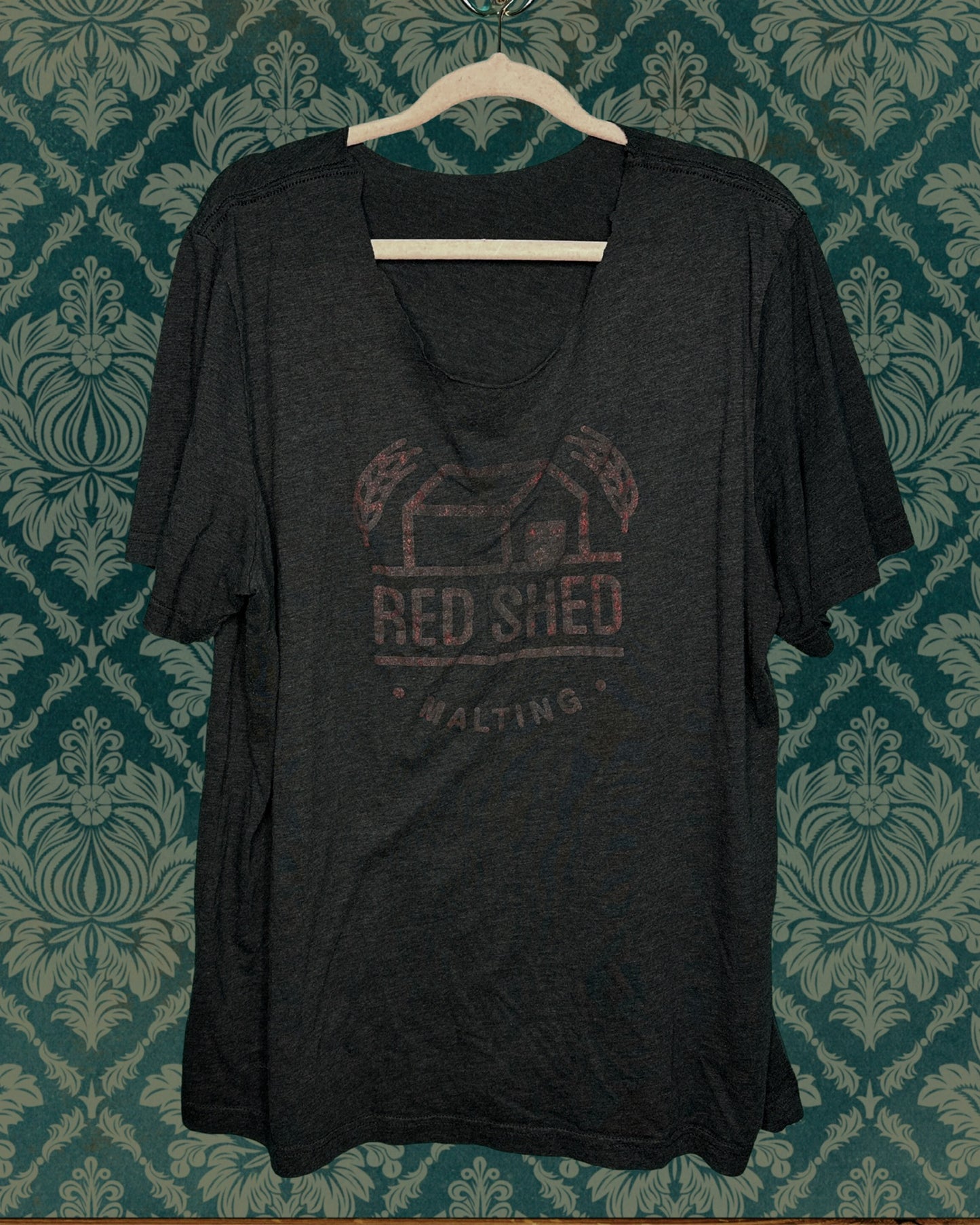 Dark Grey "Red Shed" T-Shirt