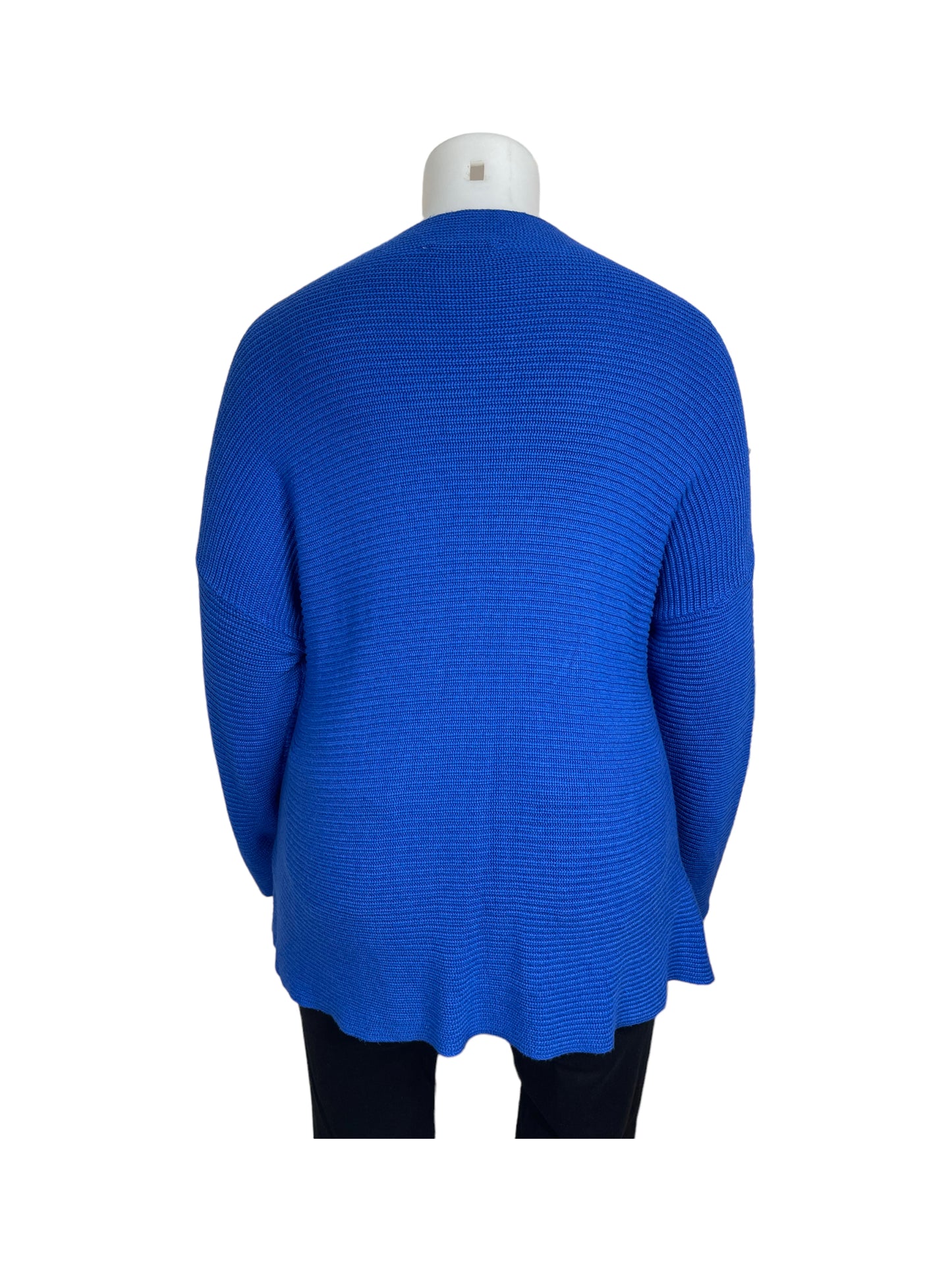 “A MTL 1980” Blue Sweater w/ Dark Stone Buttons on Left Shoulder (1X)