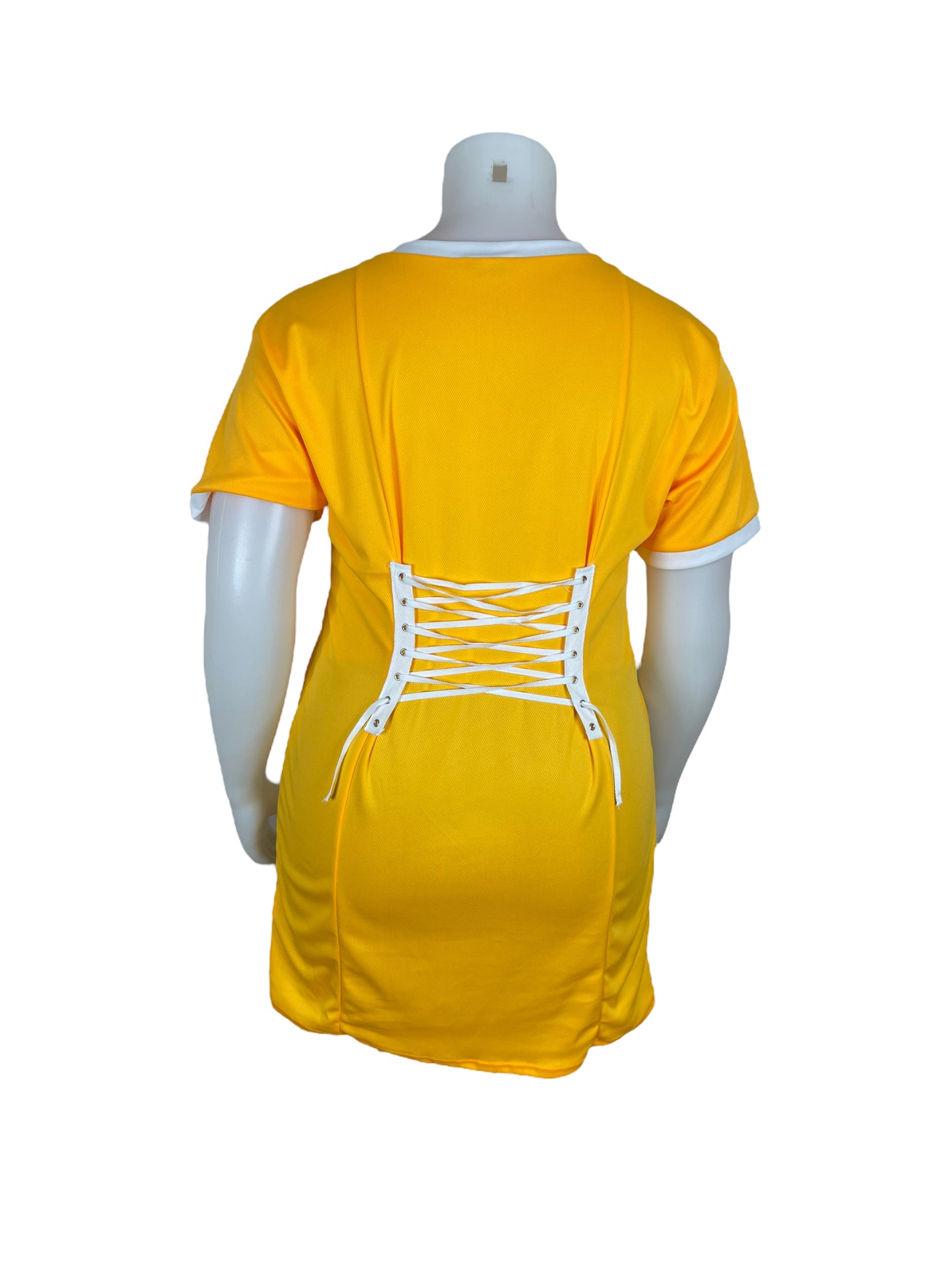 Yellow Indiana Basketball Dress