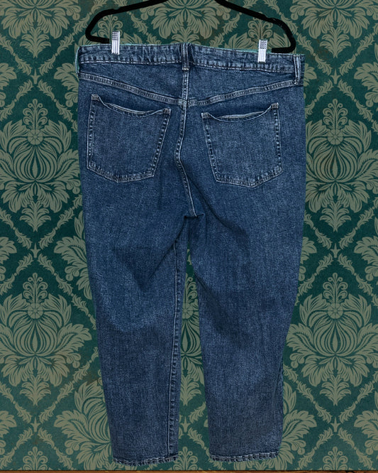 Dark Blue w/ Rhinestone Jeans