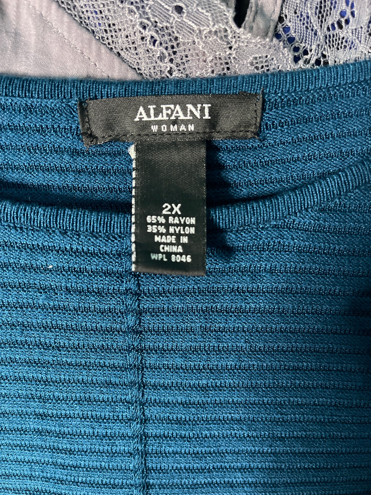 Navy Ripple Long Sleeved Jumper