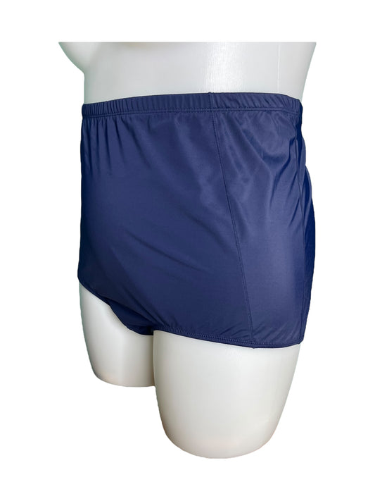 Navy Blue High Waisted Swim Bottoms