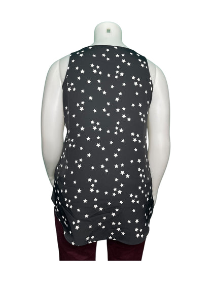 Black & White Star Patterned Cami