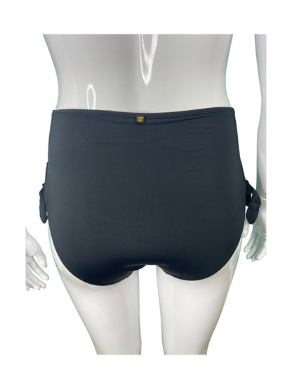 Black Swimwear Bottoms w/ Tie Details on the Side