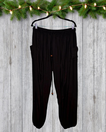 Black Lightweight Joggers