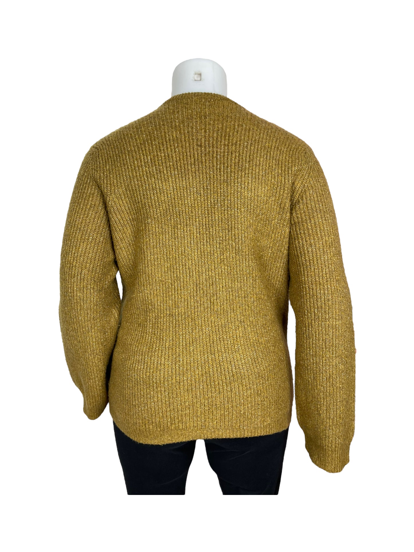 “M&S” Knit Mustard Yellow Sweater (XL)