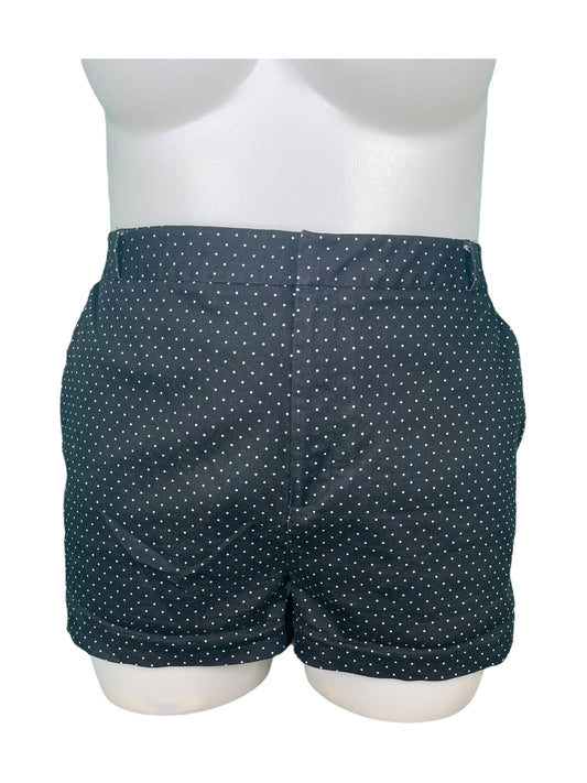 Black w/ White Polkadots Dress Shorts