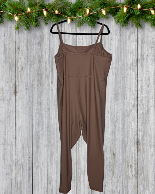 Rose Gold Athletic Jumpsuit