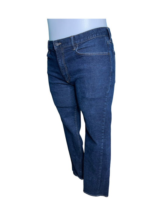 Dark Blue Straight Jeans